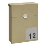 Tondo e6735 - sil bo�te aux lettres en acier, taille m (courrier format a4, magazine), bo�te aux lettres ...