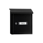 V4094 bo�te aux lettres en acier pour porte, mur et portail, bo�te aux lettres int�rieure avec fente ...