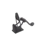 Monin - arrt bloc volet contre - plaque bras standard noir - 152160