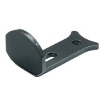 Bute d espagnolette  visser en aluminium finition noir pour volets aluminium et pvc - torbel