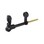 Torbel ? arr�t t�te berg�re aluminium 150 mm ? r�glable de 20 � 70 mm ? finition zamak noir ? but�e composite ...