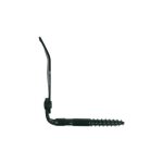 Arrt de volet noir  visser longueur 130 mm, 2 pices