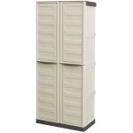 Art plast armoire haute toute e'tage're avec deux portes en polypropyle'ne cm70x39x165 pour l'exte'rieur ...