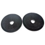 Arthur martin - filtre charbon d190 2pces f325623 pour hotte aspirante
