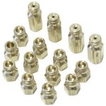 Electrolux - jeu d'injecteurs, gicleurs gaz naturel / gaz de ville d'origine (50268249005) four, cuisinire ...