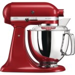Robot ptissier multifonction  tte inclinable 4. 8l 300w rouge empire - kitchenaid - 5ksm175pseer