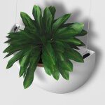 Arti teq - kit cache - pot de fleurs suspendu blanc - suspension de jardinière botaniq artite Arti teq - kit cache - pot de fleurs suspendu blanc - suspension de jardinière botaniq artite