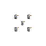 Arti teq - pack de 5 crochets tableau réglables à vis 5 kg 2 mm - accessoire cimaise artite Arti teq - pack de 5 crochets tableau réglables à vis 5 kg 2 mm - accessoire cimaise artite