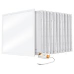 Lot de 15 dalles led plafond 32w eq 400w 600x600 garantie 3 ans temprature de couleur: cct