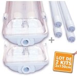 Arum lighting - lot de 2 boîtiers 150 cm + 4 tubes 150 cm (réglette pour garage, cave. . . ) température ... Arum lighting - lot de 2 boîtiers 150 cm + 4 tubes 150 cm (réglette pour garage, cave. . . ) température ...