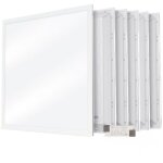 Arum lighting - lot de 6 dalles led 600x600 40w haute luminosit� temp�rature de couleur: blanc neutre ...