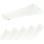 Arum lighting - 6 reglettes led extra plate line 8w eq 80w ip40 750lm 28cm temp�rature de couleur: blanc ...