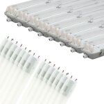 Arum lighting - lot de 8 bo�tiers 150 cm + 16 tubes 150 cm (r�glette pour garage, cave. . . ) blanc froid ...