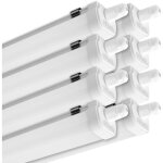 Arum lighting - lot de 8 reglettes led etanche panama 120cm 40w ip65 interconnectable temp�rature de ...