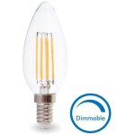 Ampoule led e14 4w eq 40w dimmable temp�rature de couleur: blanc chaud 2700k