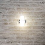Applique murale led ext�rieure, salle de bain, int�rieur andrea 10w eq 100w ip65 temp�rature de couleur: ...