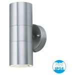 Applique yucatan inox extrieure double faisceau gu10 ip54