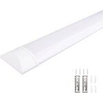Reglette led extra plate line 32w ip40 3400lm 118cm temp�rature de couleur: blanc neutre 4000k