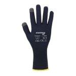 Asatex - gant  maille fine pour smartphones et crans tactiles taille 10 bleu fonc support : coton, ...