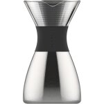 Asobu - ad - n - art cafeti�re isol�e pourover 1. 0l - argent / noir (pourover silver / black)