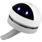 Aspirateur de bureau miniature robot en forme de mignon rechargeable usb pour nettoyer miettes et poussieres ...
