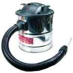 Aspirateur a' cendres e'lectrique excel phenix en acier filtre 1000w 18 lt et tuyau d'aspiration en acier ...