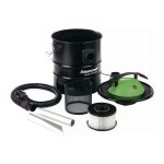 Aspirateur de cendres flexcat 120 vca 1 200 w 1 500 l / min 150 mbar 20 l