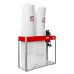 Holzmann - aspirateur  copeaux de bois 2 x 180 litres - 400 v - 2200 w