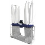 Aspirateur  copeaux prof. 7700m / h 4, 8kw 400v double et buse et moteur 180 inclinable, jusque 4 ...