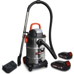 Aspirateur eau et poussi�re compact brushless sur batterie - xperformer xpvc20libl - 30l + 2 bat. 2 ah ...