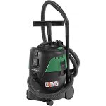 Hikoki ? aspirateur de chantier 1000w 25l classe l ? aspiration eau et poussi�re ? moteur puissant 3, ...