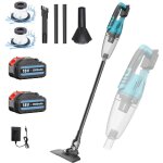 Aspirateurs � main, 2 batteries au lithium de 5, 5 a aspirateur balai vertical sans fil 3en1, aspirateur ...
