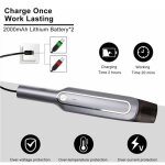 Aspirateur � main sans fil portable 6000pa - puissant, rechargeable 2000mah, mini aspirateur pour voiture, ...