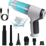 Aspirateur a main sans fil pour voiture, 3 en 1 puissant mini aspirateur multifonction 9000pa, 120w, ...