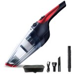 Aspirateur portatif sans fil avec c�ble usb , noir et rouge