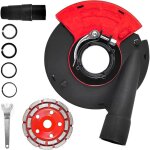 Aspiration meuleuse meuleuse d'angle 125 mm, mini disqueuse, ponceuse � disque de 125 mm avec aspiration ...