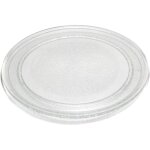 Assiette en verre lisse pour four � micro - ondes avec diam�tre 24, 5 cm compatible avec lg et diff�rentes ...