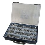 Assortiment de 570 vis mtaux tte hexagonale th filetage total inox a2 - 1 pice