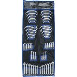Assortiment de clés mixtes en pouces + métriques 50 pièces Assortiment de clés mixtes en pouces + métriques 50 pièces