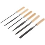 Assortiment de limes � cl�, jeu pour m�tal, 6 pi�ces, limes plate, plate pointue, tire - point, carr�e, ...