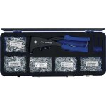 Assortiment de rivets pop 601 pièces pince 4000813025 et riv. av. alu / acier i. coffret en tôle Assortiment de rivets pop 601 pièces pince 4000813025 et riv. av. alu / acier i. coffret en tôle