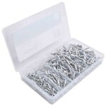 Coffret de 400 rivets pop alu assortis de 3. 2 � 4. 8 mm