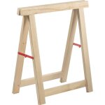 Trteau bois - pin massif - hauteur 80 cm - largeur 73, 5 cm