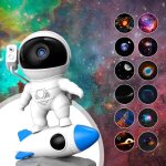 Astronaute projecteur, projecteur ciel etoile avec veilleuse, planetarium projecteur, galaxy nova projecteur, ...