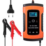 Asupermall - chargeur de batterie 12v5a pour moto et voiture chargeur de batterie plomb - acide de rparation ...