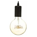 Ampoule e27 led suspension 'hello' 17cm ambre
