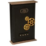 Bote  cl flower noir 26x38cm atmosphera crateur d'intrieur