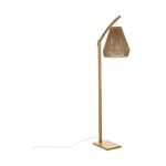 Lampadaire arc design 'palm' 158cm beige