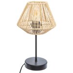 Atmosphera - lampe jily beige h34cm cr�ateur d'int�rieur