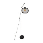 Lampadaire arc design 'emie' 157cm noir
